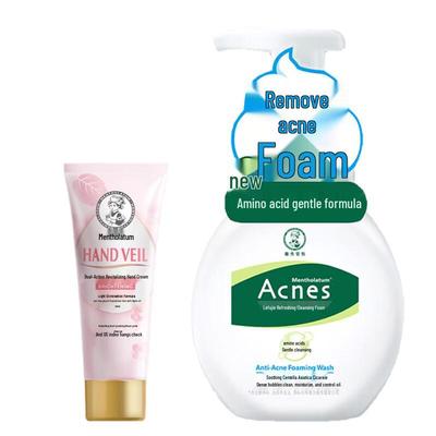 Набор Mentholatum: Крем для рук и Очищающая пена