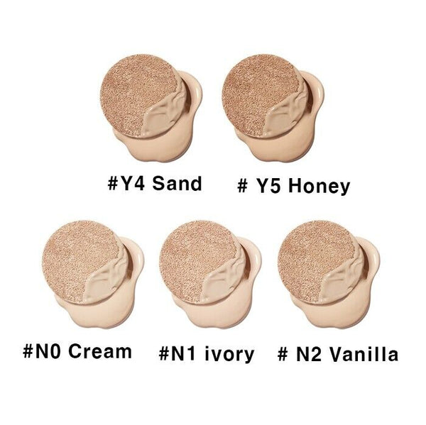 Masterclass Radiant Cushion Set SPF50+/ PA+++ Y5 Honey 15g x 2ea