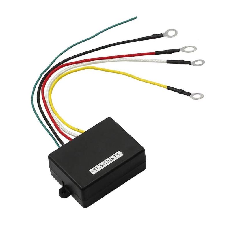 Беспроводной электрический цифровой комплект дистанционного управления лебедкой для буксировки грузовика по бездорожью 24 В 12 В пульт управления с водонепроницаемым переключателем