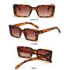 Women's Fashion Beach/Travel Gradient Rectangle Leopard Sun Glasses Square Sunglasses Shades