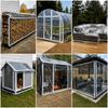 Clear Waterproof Tarpaulins Heavy Duty Transparent PVC Tarp Sheet Reinforced Edges Grommets Rainproof Cover For Patio Garden Greenhouse