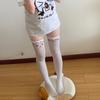 Printed Cartoon Stockings Women Y2k Girls Knee High Socks Thigh High Stockings JK Lolita Kawaii Thigh High Socks Women Stockings