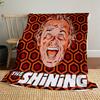 1pc The ShiningOutdoor Flannel Blanket Soft Plush Decor for Picnics, camping,Bedroom, Playroom, or Lunch Break, Perfect Gift