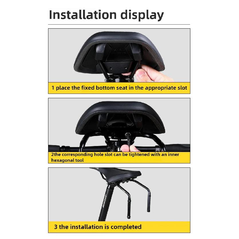 Bike Saddle Extension Mount Stable Aluminum Alloy Saddle Bag Stabilizer Multifunctional Water Bottle Bracket Bike Accessories