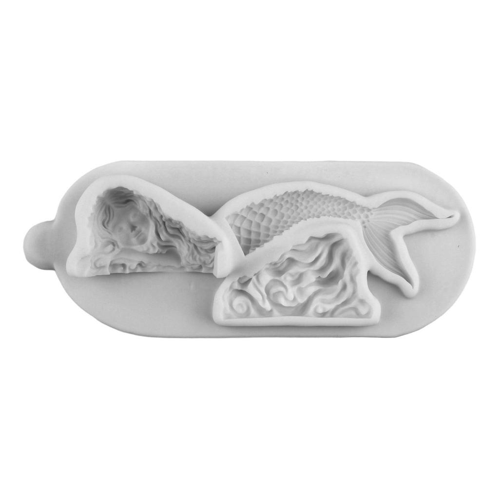 Форма силиконовая Русалка Дельфин Рыба Черепаха Краб Осьминог Морской конь Формы Инструменты для украшения торта Топпер для кекса Конфета Смола Глина Шоколад Мастика Форма