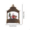 Christmas Lantern Lamp Musical Snow Globe Festival Yard Light Night for