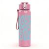 1PC Suicidal Green Text 750ml sports water bottle leakproof straw lid outdoor office home