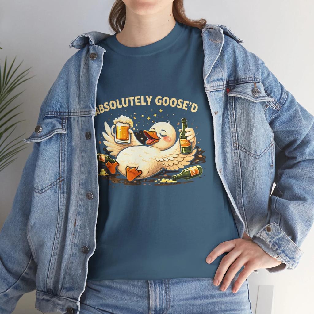 Absolutely Goosed'd Silly Goose Tee | Funny Beer Children's T-shirt