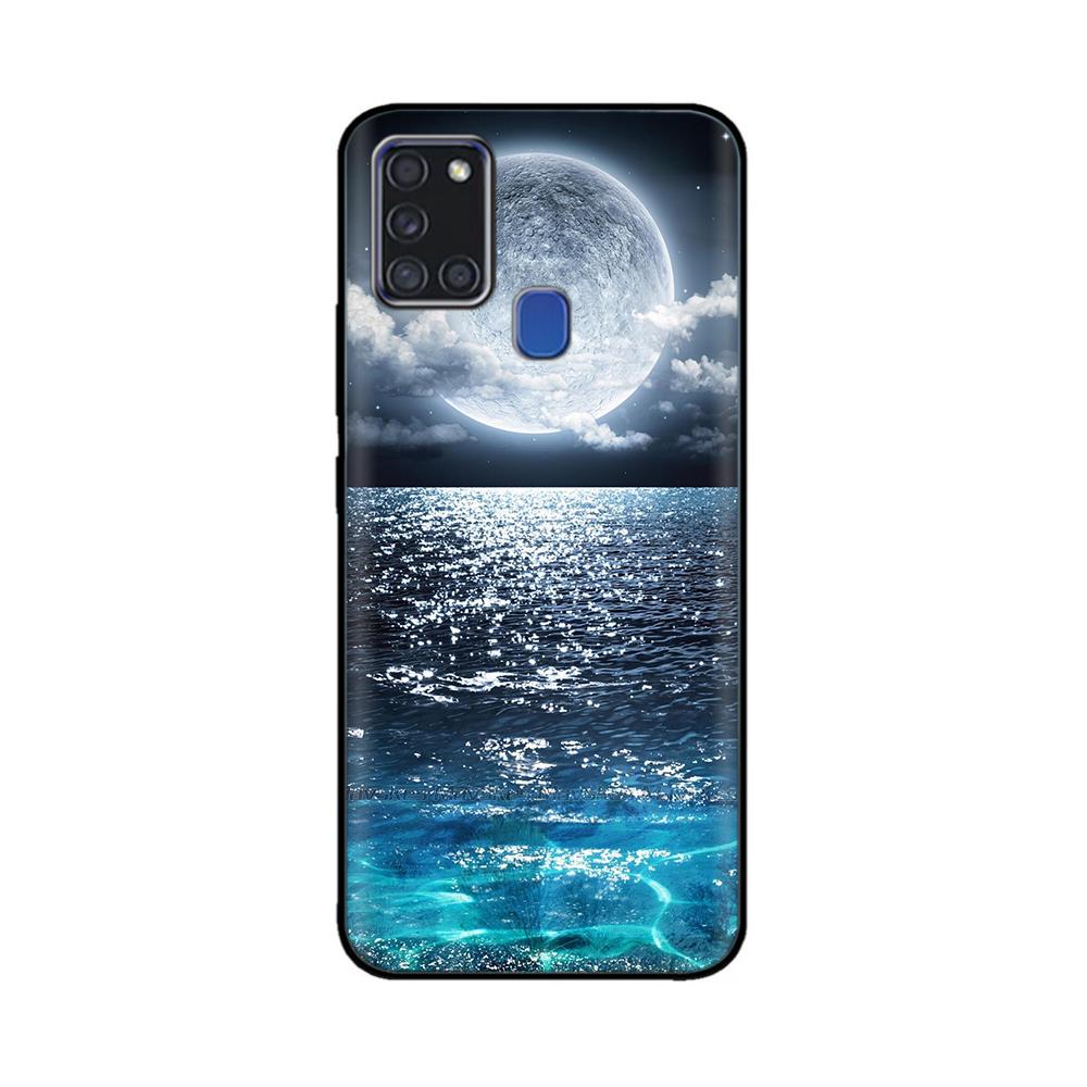 For Samsung A21S Case Silicone Back Protector Phone Soft TPU bumper Case on For Samsung Galaxy A21s GalaxyA21s A 21s a217 Cover