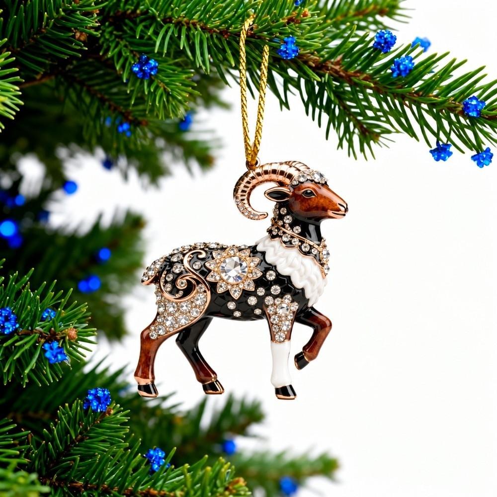 Acrylic Christmas Hanging Pendant 2D Flat Christmas Tree Ornament Navidad Decor