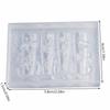 5-Petal Flower Nail Carving Mold 3D Design 3D Silicone Nail Art Molds Flower Nail Mold  Nail Art