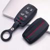 Силиконовый чехол для брелока с кольцом для Dodge Durango Challenger Charger Chrysler 300 для Jeep Grand Cherokee Grand Wagoneer Защитный чехол Подходит для 6
