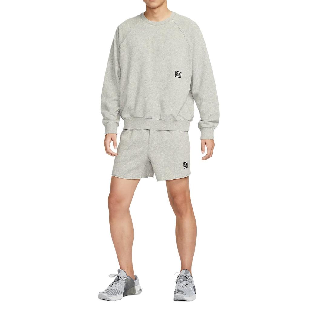 Nike Наследие Dri-Fit Удобные Мягкие Приятные к коже Модные Однотонные Спортивные Шорты Мужские Шорты Светло-Дымчато-Серый HJ4090-077