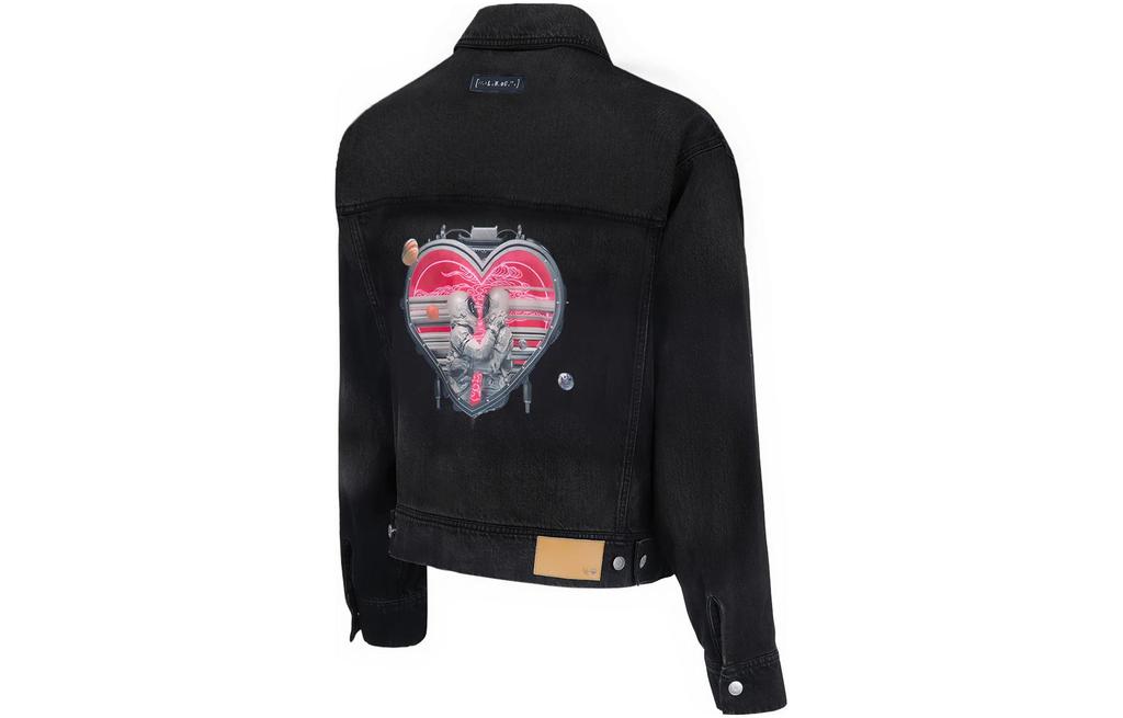 Li Ning Denim Jacket Unisex Black AJDT069-2