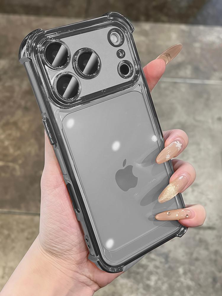 Ударопрочный чехол для телефона Для For Iphone 1 14 13 11 12 16 17 Air Pro Max 14 1 Plus 16Pro 17Pro Силиконовый Прозрачный Покрытие Защитная Крышка