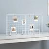 Grid Art and Photo Racks, Modern Metal Display Brackets for Grid Panels, Desktop Stands, and Jewelry Booth Racks