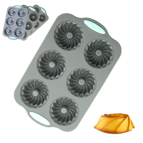 Рождественская силиконовая форма для торта, жаростойкая форма для выпечки печенья, тостов, кубиков льда, антипригарная, легко извлекаемая, форма для десерта