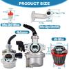 PZ19 Carburetor Air filter Kit for 70cc 110cc 125cc Dirt Bikes Pit Bike Monkey Scooter ATV Quad Go Karts 22mm Carb Fits for CRF SSR Sunl Taotao Pit