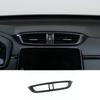 Для Honda CRV CR-V C-RV 2017- ABS карбон подлокотник крышка переключателя окна панель рычага переключения передач воздуховод крышка рулевого колеса