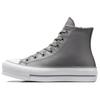 Converse Chuck Taylor All Star Удобные и Универсальные Модные Нескользящие Высокие Кеды для Скейтбординга Унисекс Серые
