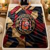 Flannel BlanketSpain Football Warm Soft Throw Blanket for Indoor Sofa Bed Living Room Use