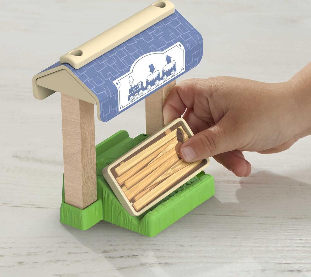 Mattel Thomas the Tank Engine Wooden Rail Series Rail Set Years Old and HGD12 (Thomas) Thomas's [Vehicle Train] [Playset] [3 Up] [Present]