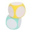 2pcs Dry Erase Dice Set Write On Wipe Off Dry Erase Blocks Blank Dice Educational Supplies for Kids