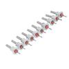 10PCS Countersink Drill Bits Adjustable Stop Tapered Countersink Bit for Wood Plastic Soft Metal