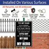 2D Flat 1pc To My Dad My Hero Metal Sign 7.87x11.81inch - Aluminum Father's Day Inspirational Decor for Home, Garage, Man Cave, Office - Durable