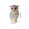 Vivid Owl Statue Cute Desktop Ornament Micro Landscape Bird Miniature Figurine  Home