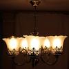 Glass 60 Watts Ceiling Chandelier Lamps