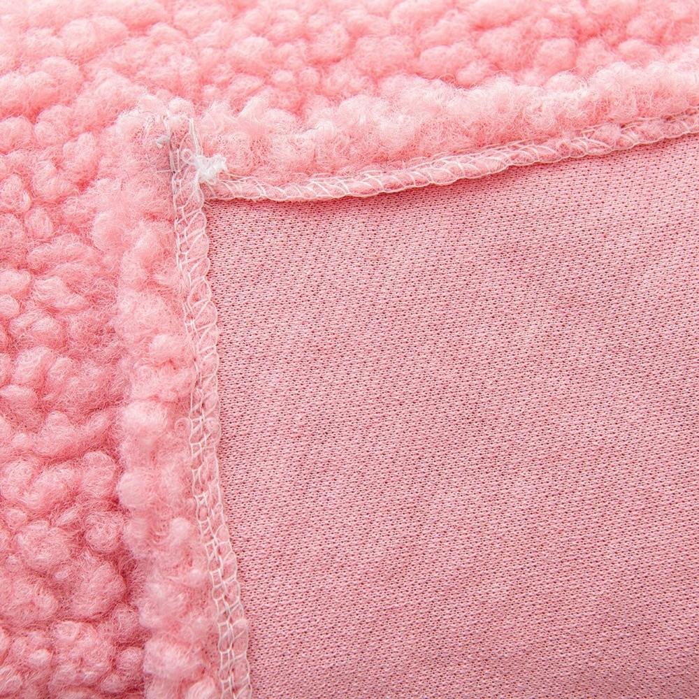 Anti Dirt Sofa Armrest Covers Teddy Fleece Material Couch Arm Caps For Couch