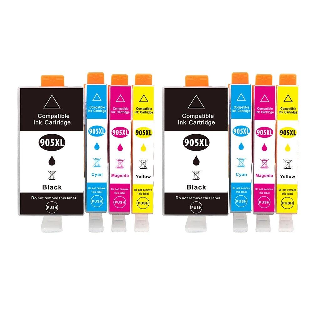 Новый картридж с чернилами 905XL 905 909XL для HP Officejet Pro 6970 6950 6960 6966 6968 6974 6975 универсальный принтер 909 1 компл.