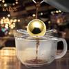 Stainless Steel Coffee Ice Ball for Espresso Reusable Refrigeration Tool with Stand Flavor Enhancer Gadgets