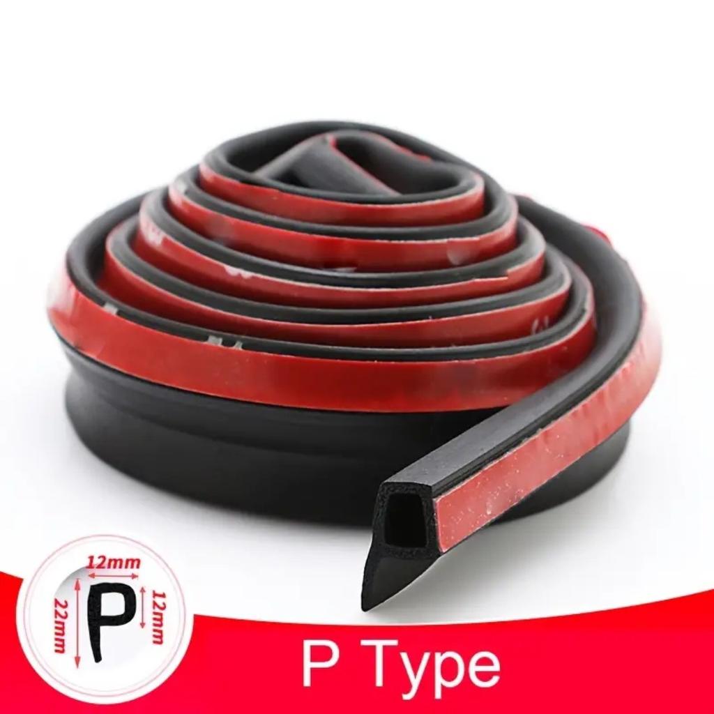 2 м уплотнительная лента для двери автомобиля D/P/Z типа, автомобильная резиновая уплотнительная лента, противопылевая, шумоизоляционная, звукоизоляционная уплотнительная лента, автомобильные аксессуары