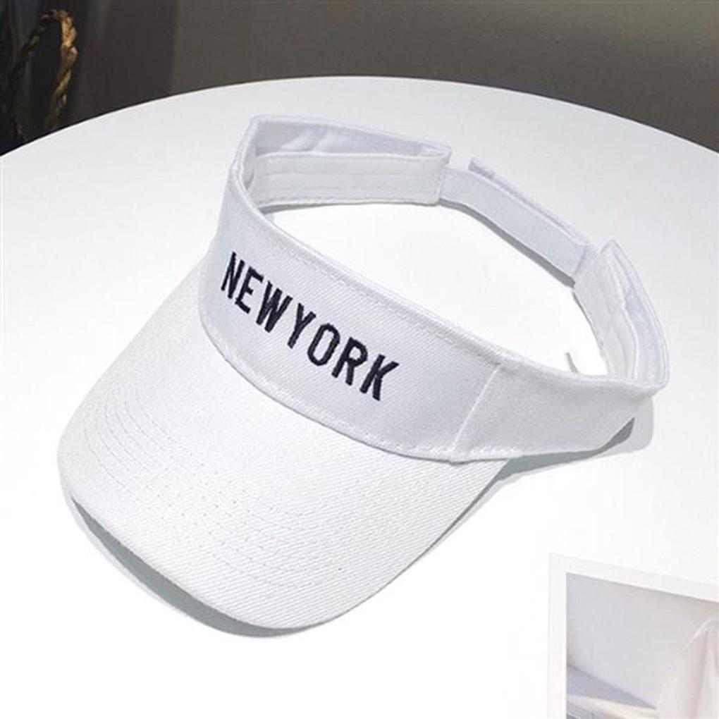 Кепка от солнца New York Sports (белый) / Гольф Теннисный Козырек Солнцезащитная Кепка