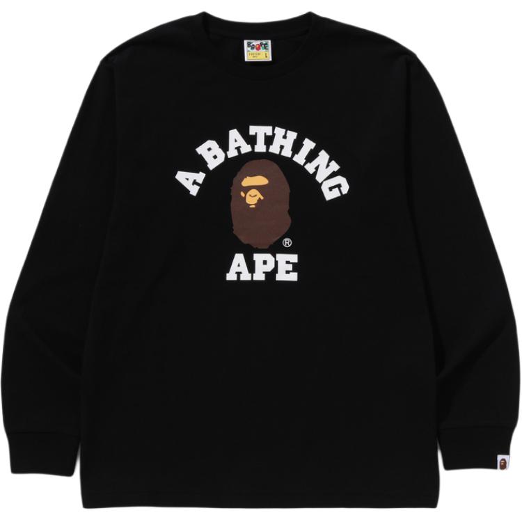 Bape College Футболка с длинным рукавом SS22 0ZXLTMX00111P