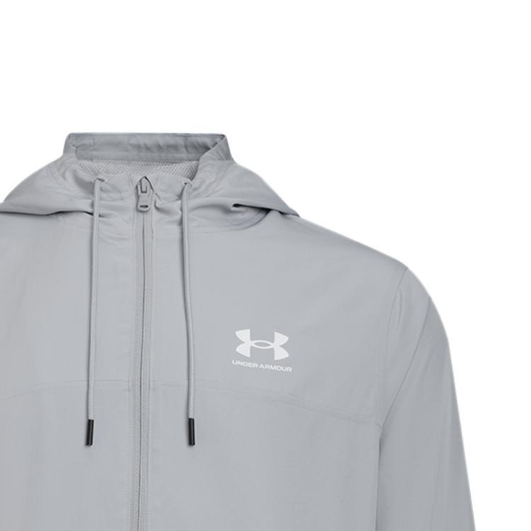 Under Armour UA Rival теплая удобная ветрозащитная дышащая куртка мужская куртка серая 1390149-011