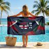 Bologna FC print Quick Dry Beach Towel Microfiber Absorbent Portable Travel Swimming Towel