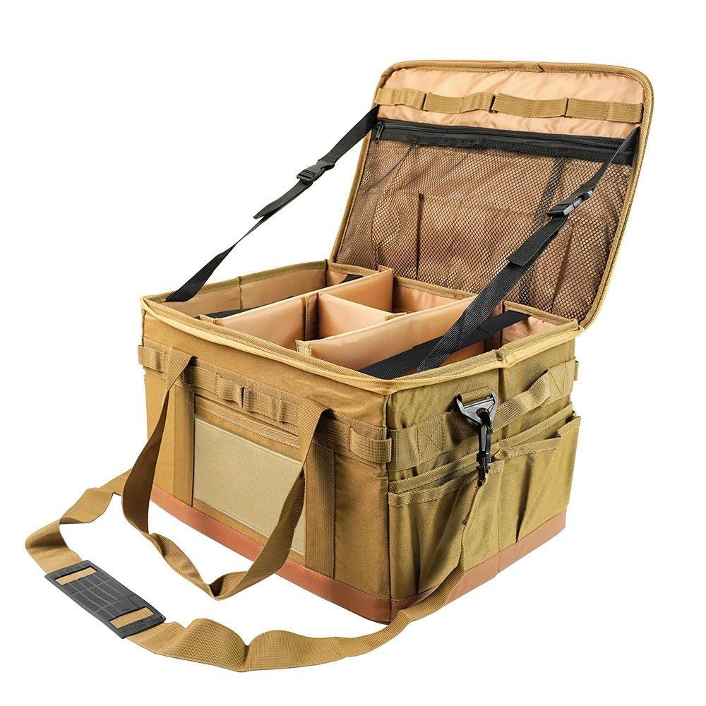 30L Camping Cookware Bag Zipper Closure Camping Storage Bag Camping Bag Cooking Utensils Storage