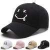 Unisex Smiley Face Embroidery Baseball Cap Fashion Cotton Dad Hat Outdoor Travel Sunscreen Hats Snapback Caps Wild Hat