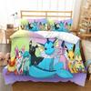 Pokemon 3D Pikachu Quilt Covers Anime Printed Bedding for Children Boys Girls Adults Kids Bedding Set Holiday Gift