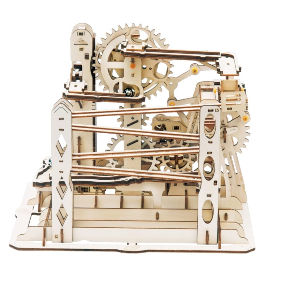 Tsukurun японское руководство по эксплуатации Robotime Moving 3D деревянная головоломка Coaster Series Desu® [официальный продавец/включен японский язык] (Исследователь мрамора)