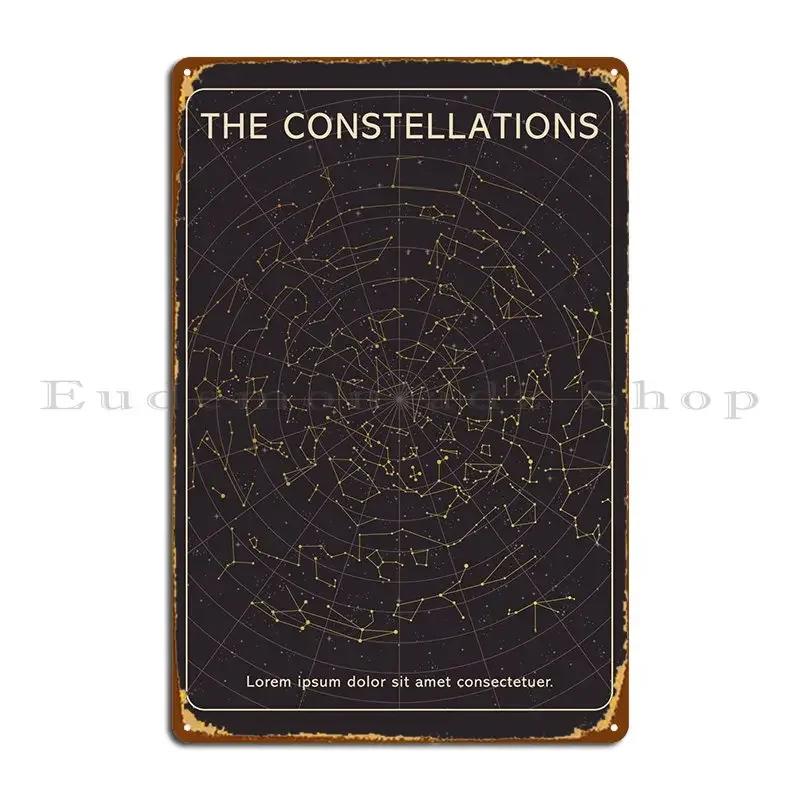 The Constellations Metal Plaque Poster Kitchen Garage Designing Printing Vintage Tin Sign Poster