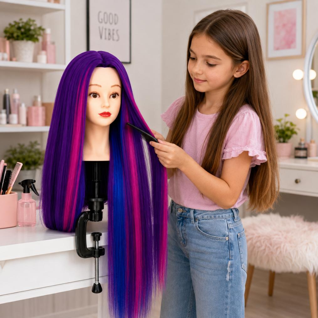 Iza Thermal Hairdressing Training Head 70 + Stand
