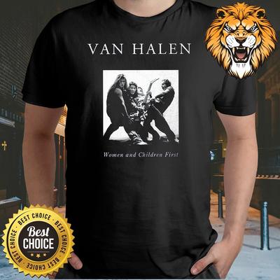 Rare Van Halen - Women and Children First Rock Black T Shirt S-5XL Q8312