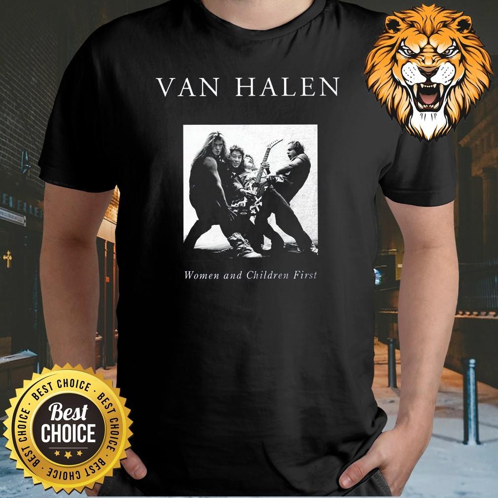 Rare Van Halen - Women and Children First Rock Black T Shirt S-5XL Q8312