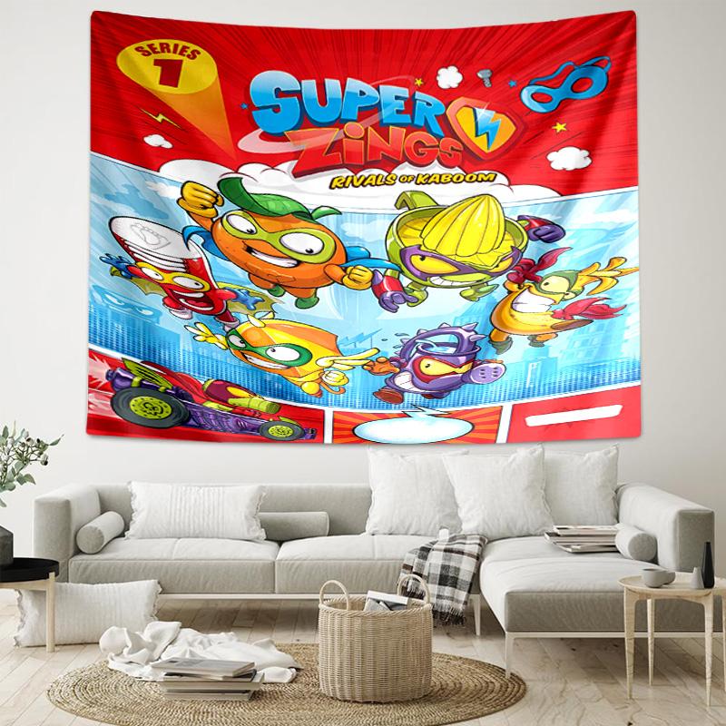 1pc Superthings1 Tapestry, Living Room, Bedroom, Office, Party Decor, Ideal Festive Gift