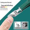 Anti-Splash Slanted Edge Nail Clipper with Pointed Tip for Ingrown Nails - Large Size Household Trimmer