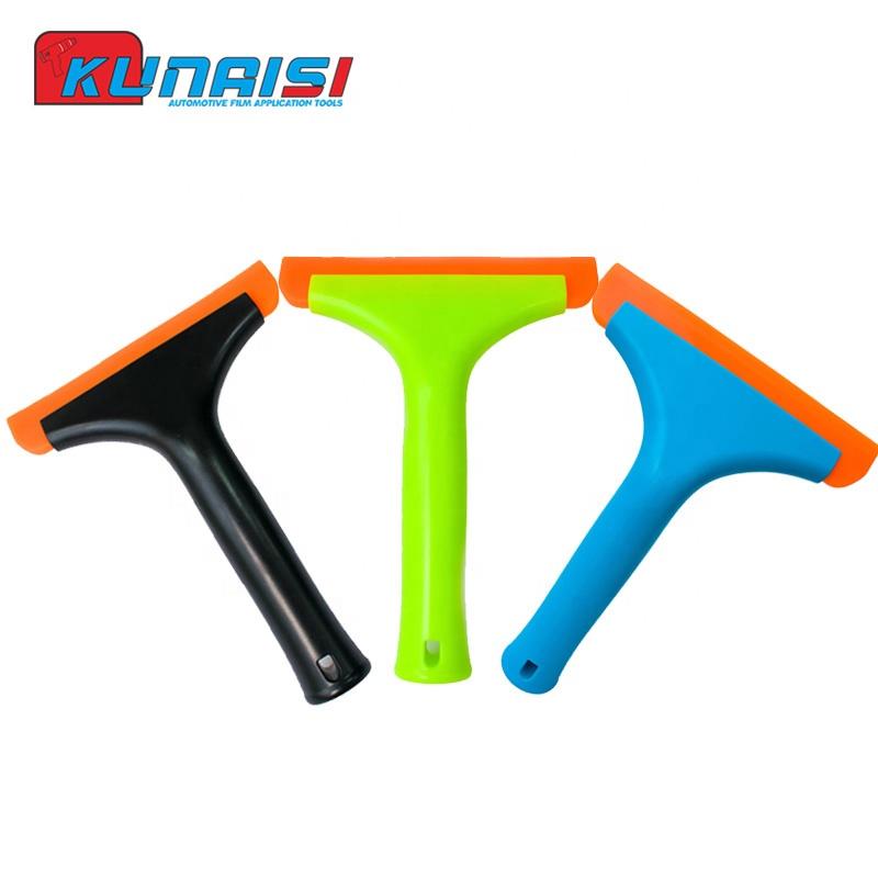 KUNAISI Soft Rubber Scrapers Auto Window Glass Clean Snow Scraper Vinyl Wrap Film Tool Car Styling Squeegee Blade Wiper